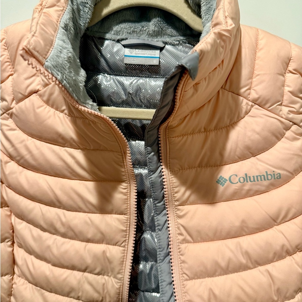 Columbia Women's White Out Puffer Omni Heat Full Zip Insulated Vest - NWOT